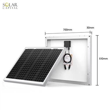 60W monokrystalický solární panel